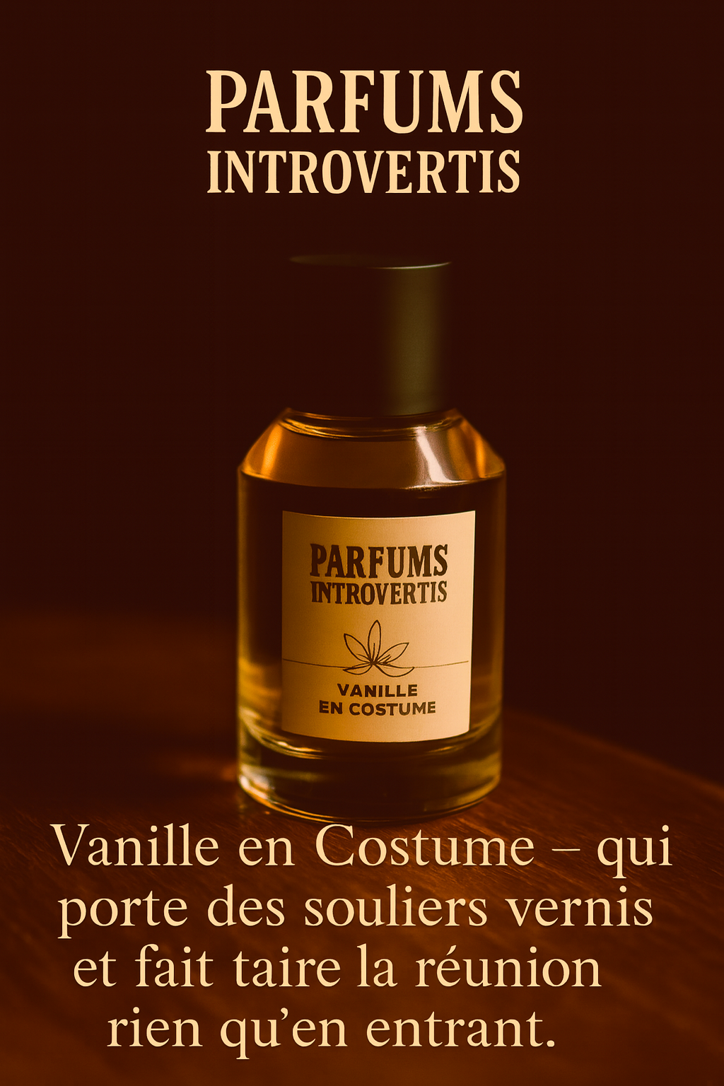 Vanille en Costume - 100ml - Femme..et homme qui ose!